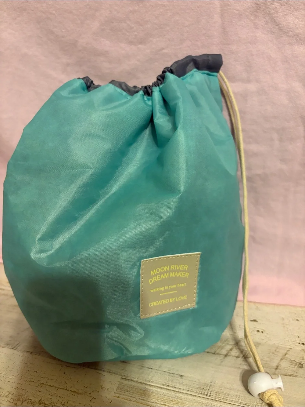 Set of 4 Floral & Teal Cosmetic Pouches